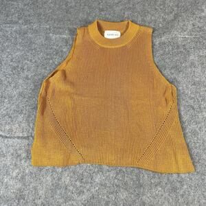 Eleven Six Sweater Tank Womens Medium Peruvian Pima Cotton Knit Sleeveless